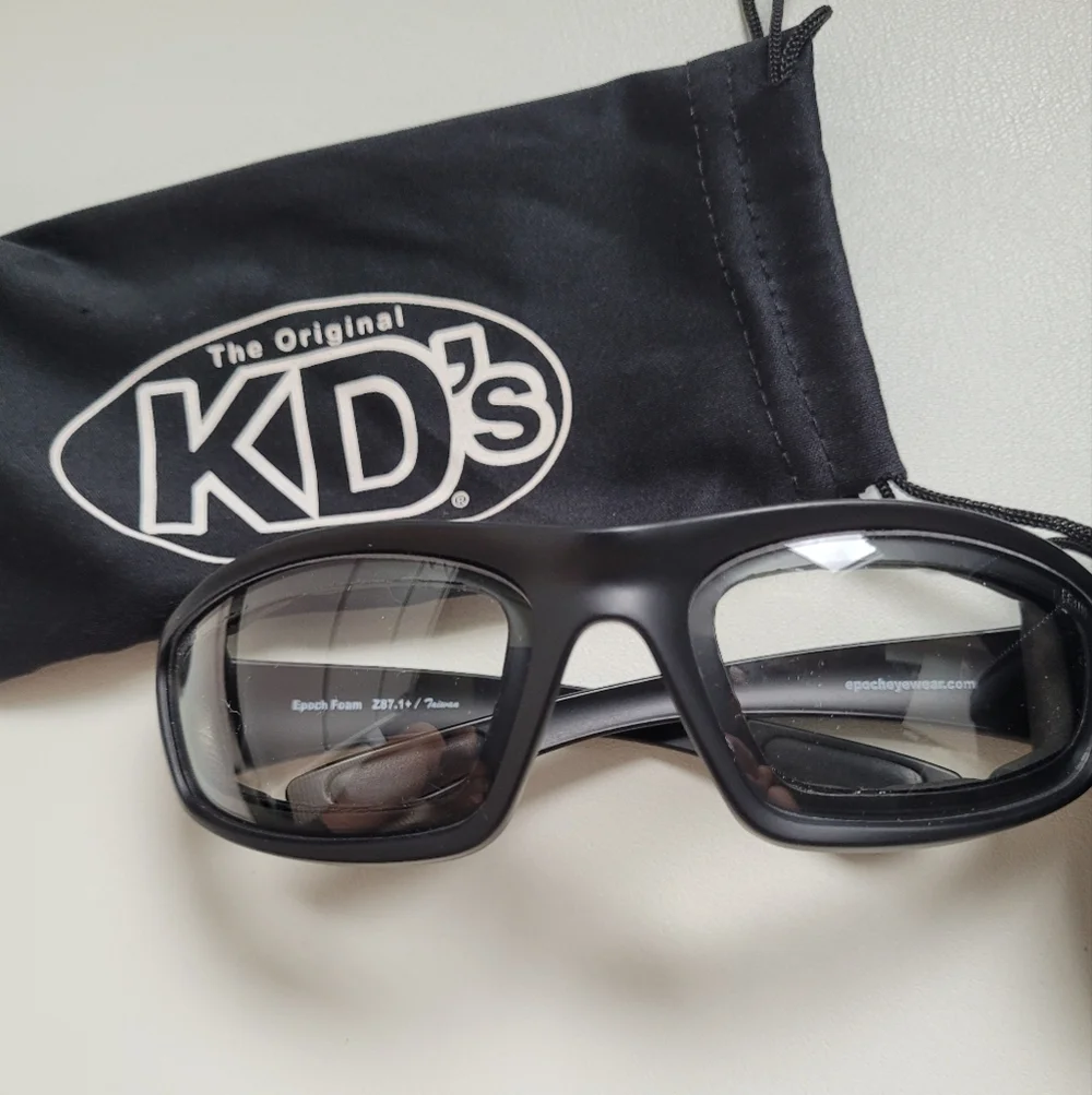 Black Sunglasses with Protective Accessories